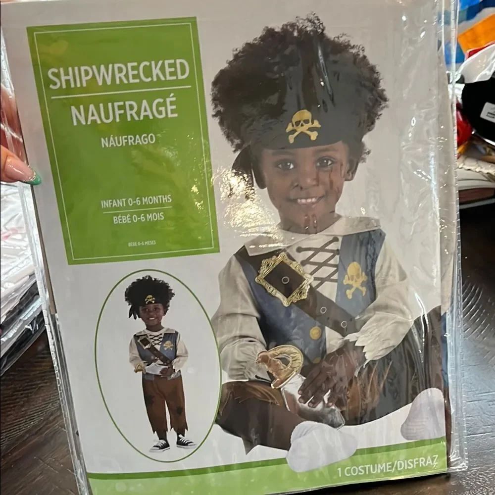 Shipwrecked Pirate Costume for Infants